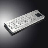 D-8608 Desk IP65 67 tuşlu paslanmaz çelik touchpad'li metal klavye