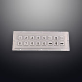 D-8908 IP54 16 tuşlu metal nümerik tuş takımı