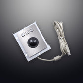 D-8302-36A IP54 3 tuşlu paslanmaz çelik trackball endüstriyel el çarkı