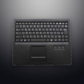 K-819 touchpad'li metal klavye