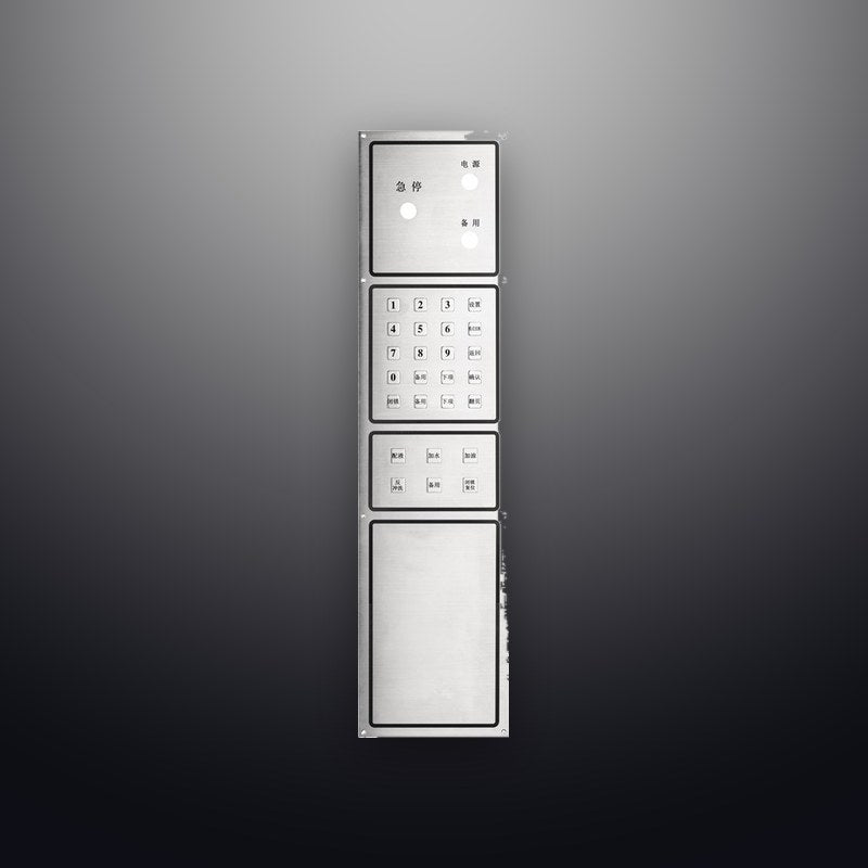 D-89110 IP65 26 tuşlu vandal dayanımlı paslanmaz çelik metal nümerik tuş takımı