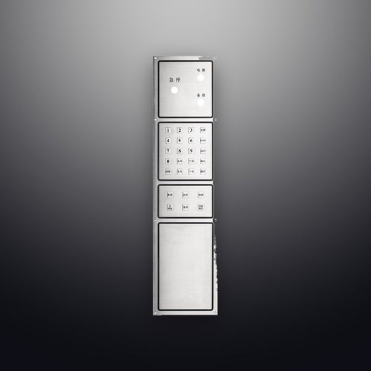 D-89110 IP65 26 tuşlu vandal dayanımlı paslanmaz çelik metal nümerik tuş takımı