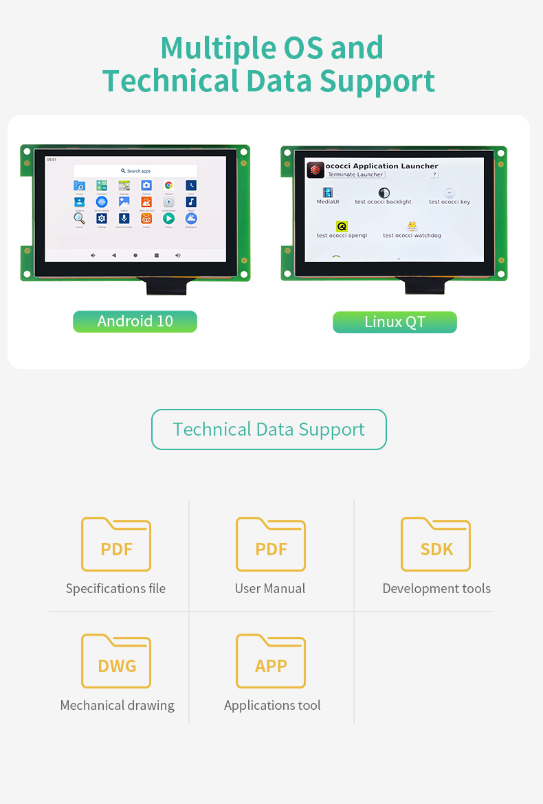 4.3 İnç A133P İşlemcili Open Frame Android Panel PC – Gömülü Kontrol Platformu