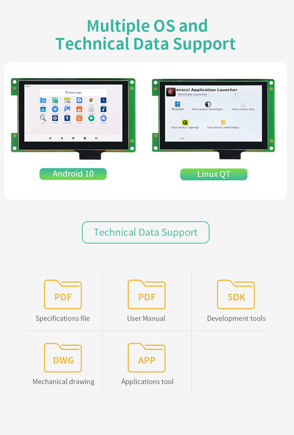 4.3 İnç A133P İşlemcili Open Frame Android Panel PC– Gömülü Kontrol Platformu