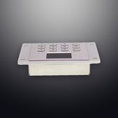 D-8410 IP65 12 tuşlu endüstriyel metal touchpad