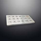 D-8206C IP54 18 tuşlu vandal dayanımlı paslanmaz çelik metal nümerik tuş takımı