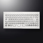 D-8609-1 DESK IP65 84 tuşlu paslanmaz çelik endüstriyel metal klavye