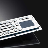 D-8635T Backlight IP65 3 tuşlu aydınlatmalı paslanmaz çelik touchpad'li metal klavye