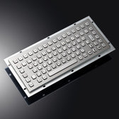 D-8670 IP65 86 tuşlu paslanmaz çelik endüstriyel metal klavye