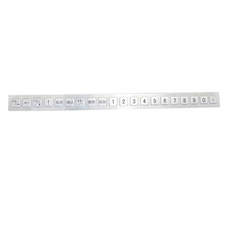 D-8511 IP65 20 tuşlu metal fonksiyon tuş takımı