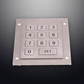 D-8247 IP65 11 tuşlu metal nümerik tuş takımı
