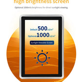10.1 İnç RK3568 Android Endüstriyel HMI Panel PC – IPS Panel, 2x Dahili Hoparlör, Geniş Çerçeveli ABS Gövde