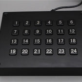D-8236 IP65 24 tuşlu metal nümerik tuş takımı