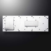 D-8635T Backlight IP65 3 tuşlu aydınlatmalı paslanmaz çelik touchpad'li metal klavye