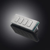 D-8501 IP65 4 tuşlu metal fonksiyon tuş takımı