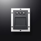 D-8458B IP65 3 tuşlu touchpad endüstriyel metal fare