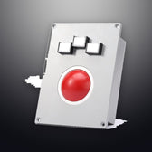 D-5307 IP65 endüstriyel trackball