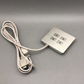 D-8943 IP65 4 tuşlu metal nümerik tuş takımı