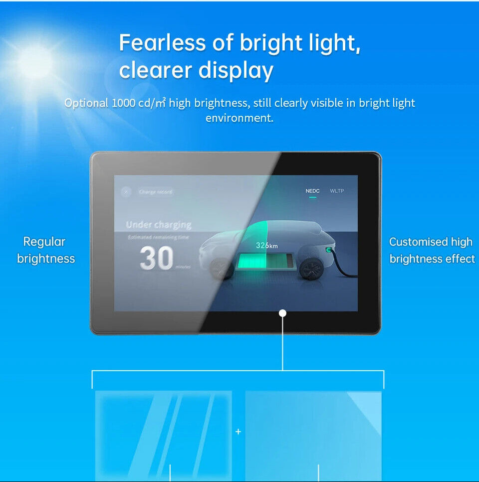 7 İnç RK3568 Android Endüstriyel HMI Panel PC – IPS Panel, 2x Dahili Hoparlör, ABS Gövde
