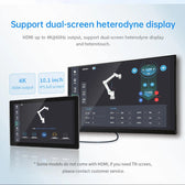 10.1 İnç A133P Android Endüstriyel HMI Panel PC – IPS Panel, 2x Dahili Hoparlör, ABS Gövde