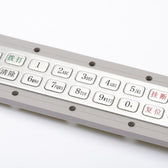 D-89172-S IP65 16 tuşlu kablosuz metal nümerik tuş takımı