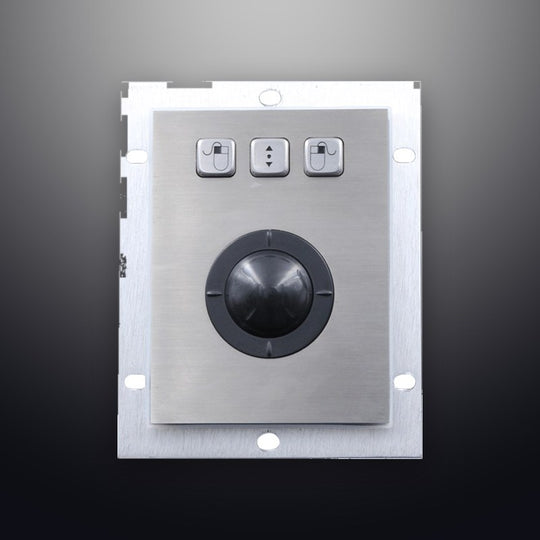 D-8302-36A IP54 3 tuşlu paslanmaz çelik trackball endüstriyel el çarkı