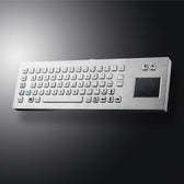 D-8608 Desk IP65 67 tuşlu paslanmaz çelik touchpad'li metal klavye
