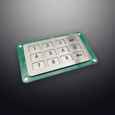 D-8935 IP54 12 tuşlu paslanmaz çelik metal nümerik tuş takımı