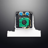 D-8338 IP54 2 tuşlu paslanmaz çelik endüstriyel trackball