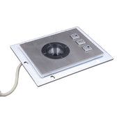 D-8302-36A IP54 3 tuşlu paslanmaz çelik trackball endüstriyel el çarkı