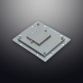 D-8208E IP65 12 tuşlu aydınlatmalı metal nümerik tuş takımı