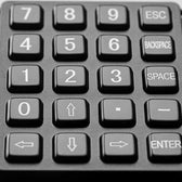 D-82118 IP65 20 tuşlu metal nümerik tuş takımı