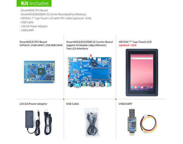 FriendlyElec Smart6818 Dev Kit 2.0