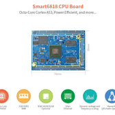 Friendly Elec Smart6818 CPU Board DIMENSION