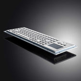 D-8606T IP65 89 tuşlu paslanmaz çelik touchpad'li metal klavye