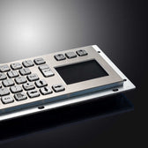 D-8635T IP65 3 tuşlu paslanmaz çelik touchpad'li metal klavye
