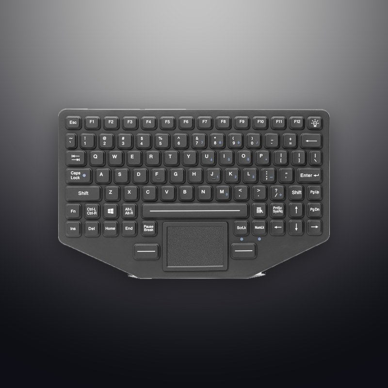 D-6209 IP66 89 tuşlu silikon touchpad endüstriyel klavye