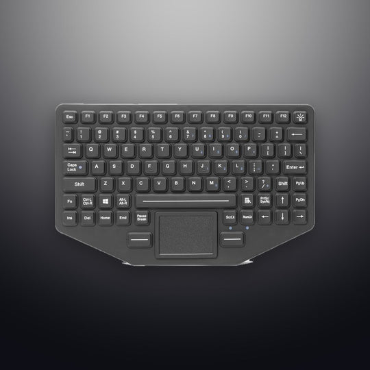 D-6209 IP66 89 tuşlu silikon touchpad endüstriyel klavye