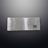 D-8697 IP54 99 tuşlu paslanmaz çelik touchpad'li metal klavye