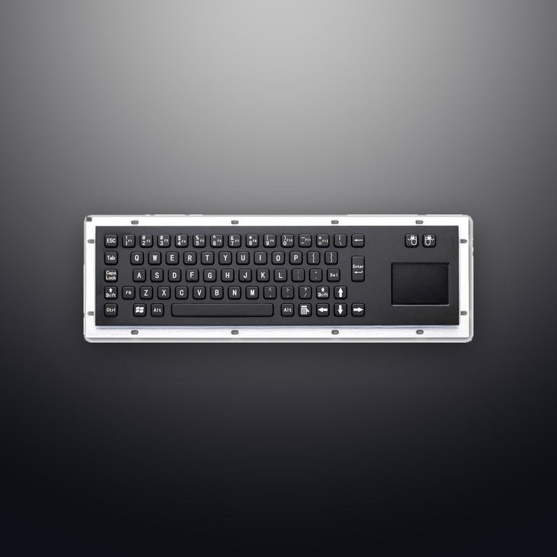 D-8607B IP65 67 tuşlu touchpad'li metal klavye