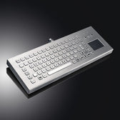 D-8611 DESK IP65 89 tuşlu paslanmaz çelik touchpad'li metal klavye