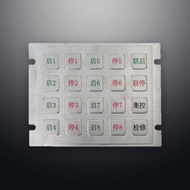 D-8279 IP65 20 tuşlu metal nümerik tuş takımı