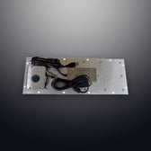 D-8610 IP65 3 tuşlu trackball'lu metal klavye