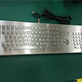 D-8605 DESK IP65 106 tuşlu paslanmaz çelik trackball metal nümerik tuş takımı