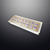 D-8908A IP65 16 tuşlu aydınlatmalı metal nümerik tuş takımı