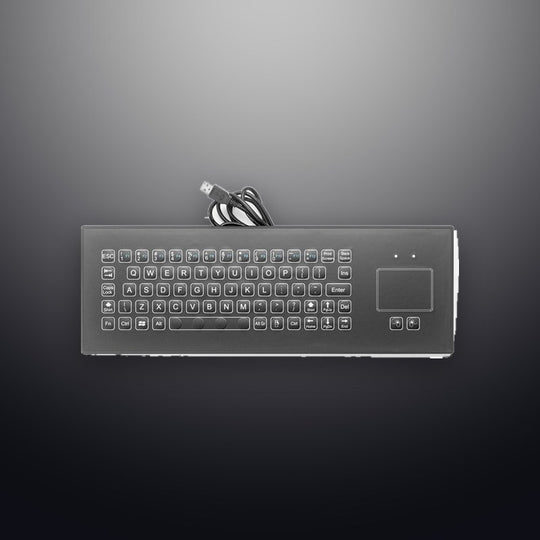 D-8688-QRS IP66 2 tuşlu touchpad medikal silikon endüstriyel klavye