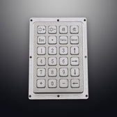 D-8289 IP65 24 tuşlu paslanmaz çelik metal nümerik tuş takımı