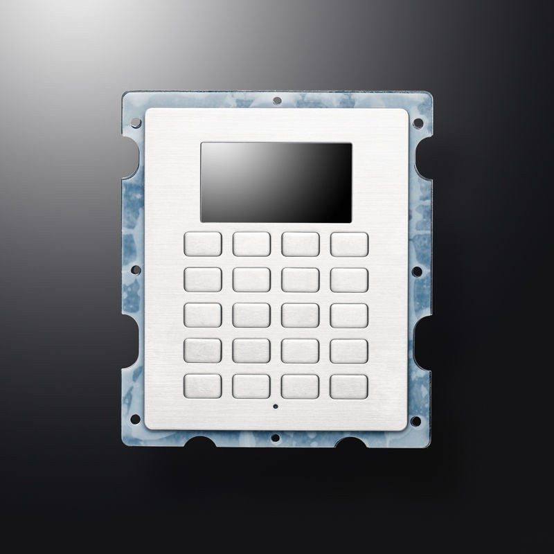 D-82105 IP65 20 tuşlu paslanmaz çelik metal nümerik tuş takımı