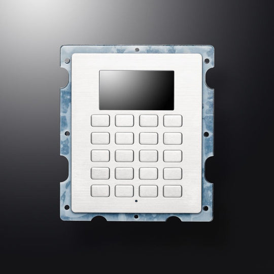 D-82105 IP65 20 tuşlu paslanmaz çelik metal nümerik tuş takımı