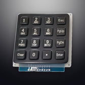 D-87158-B IP65 16 tuşlu metal nümerik tuş takımı